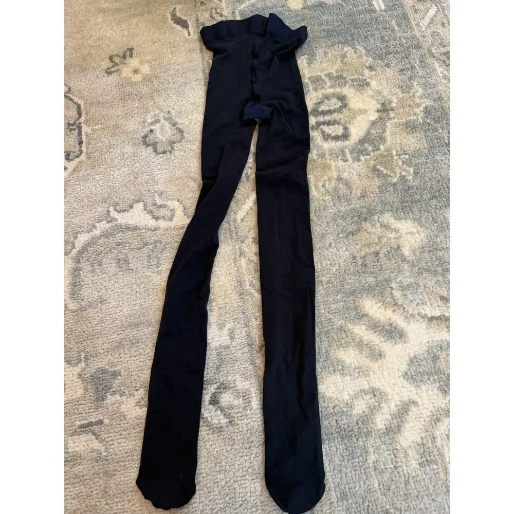 Wolford VELVET DE LUXE 50 Black Tights Sz S NEW $60